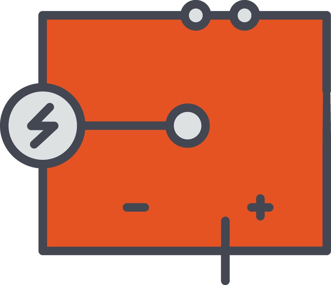 icono de vector de circuito eléctrico