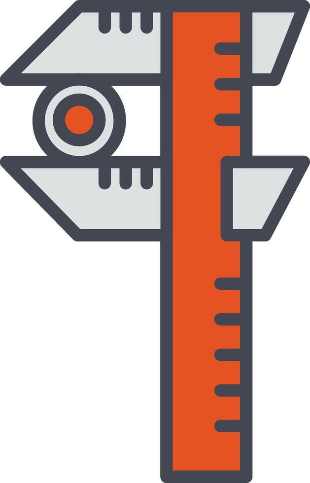 Caliper Vector Icon