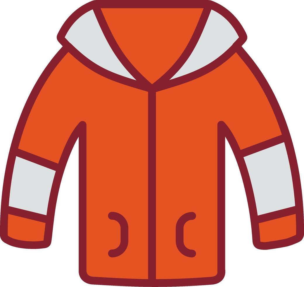 Winter Jacket Vector Icon