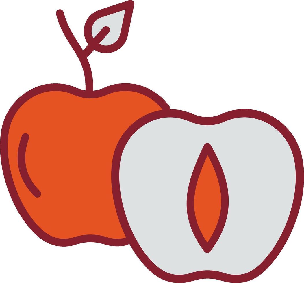 Apricot Vector Icon
