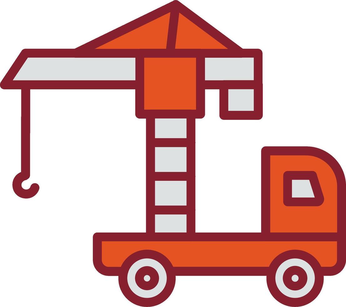 Lifter Crane Vector Icon