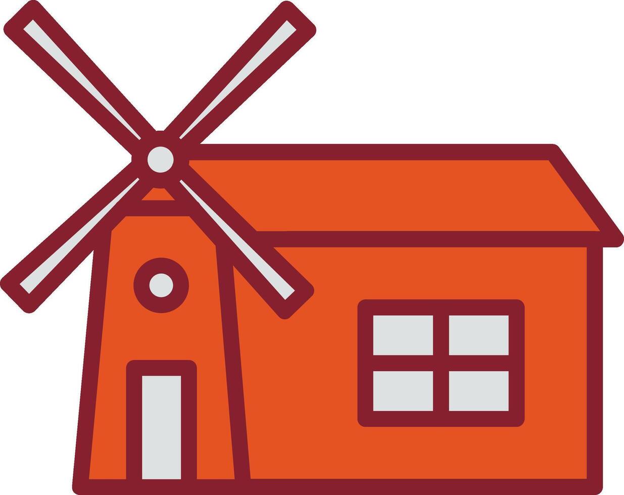 Windmill Vector Icon