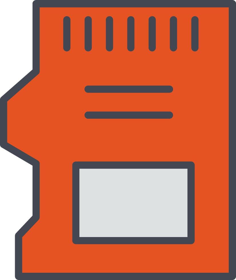 SD Card Vector Icon