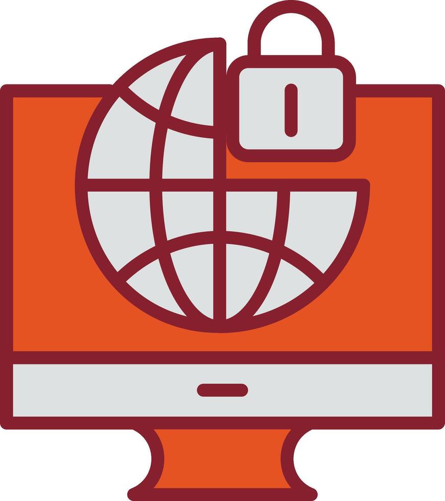 Internet Security Vector Icon