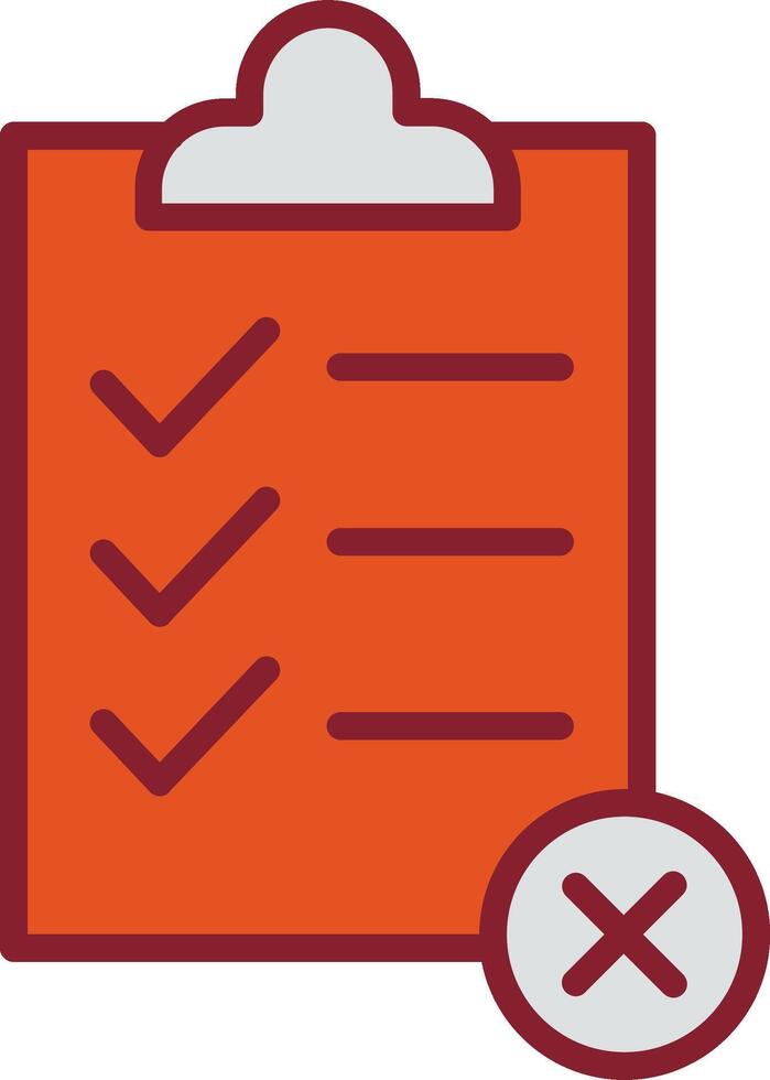 Rejected Vector Icon