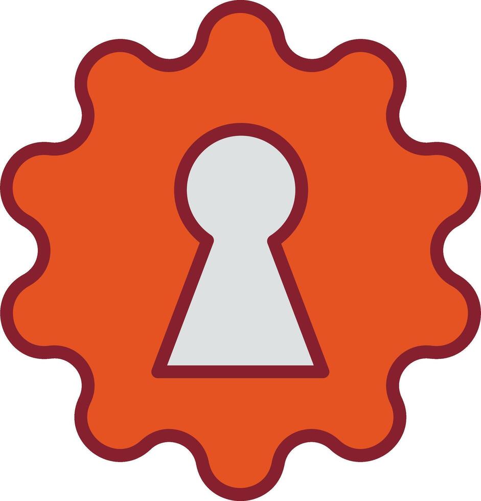 Key Hole Vector Icon