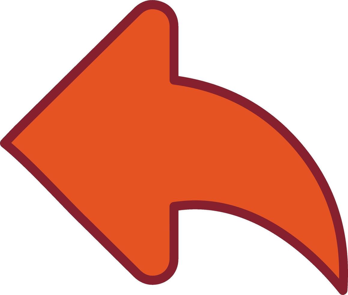 Left Back Arrow Vector Icon