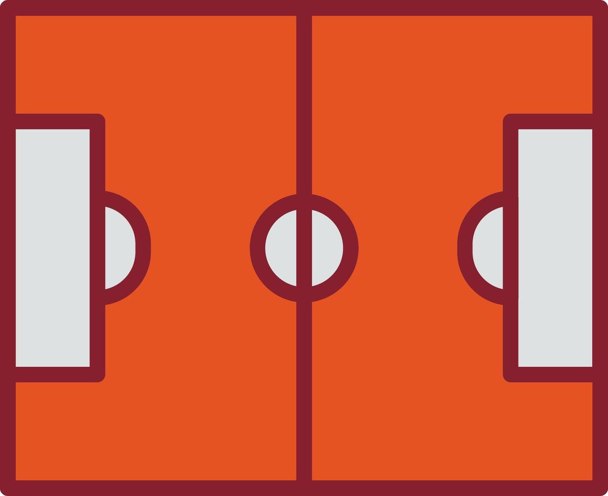 Football Field Vector Icon