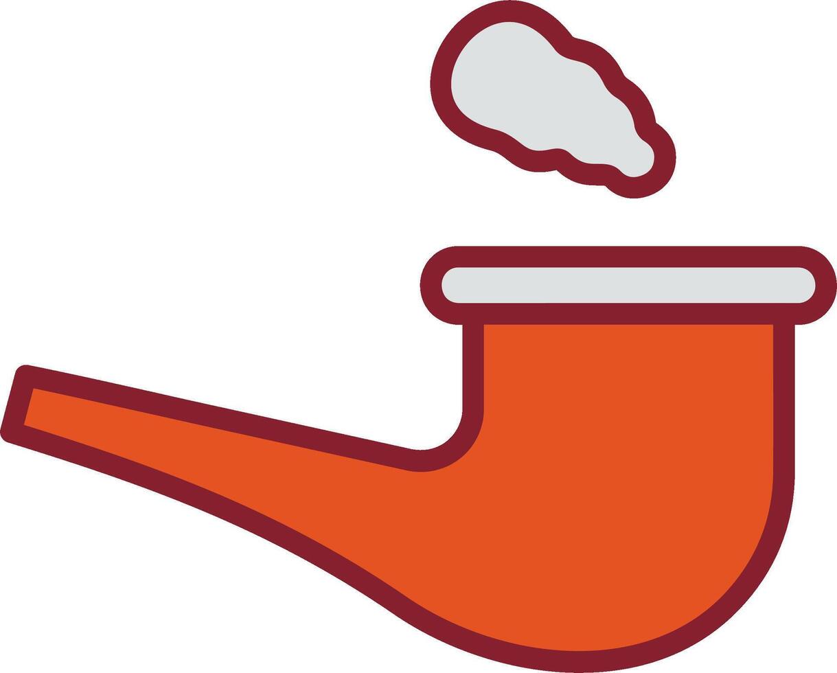 Smoke Pipe Vector Icon