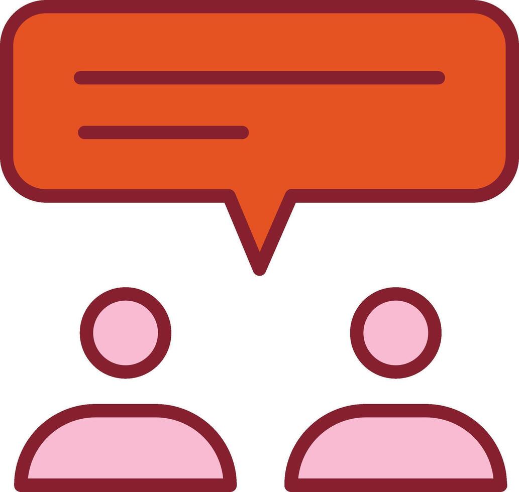 Conversation Vector Icon