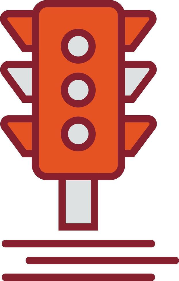 Traffic Signal Vector Icon