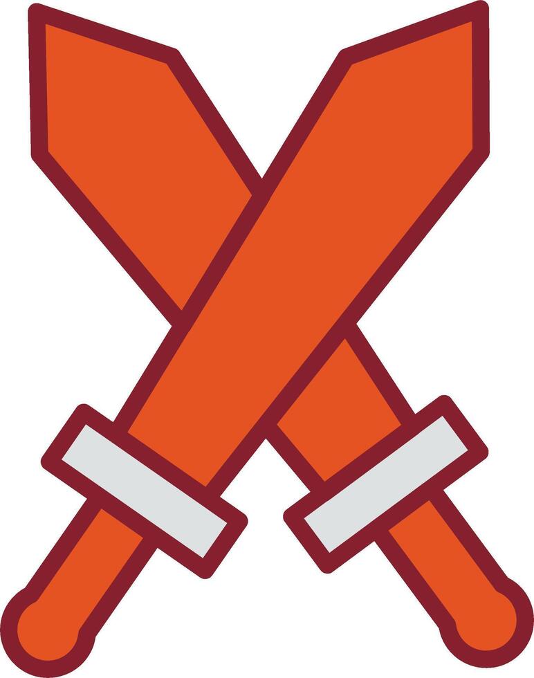 Two Swords Vector Icon