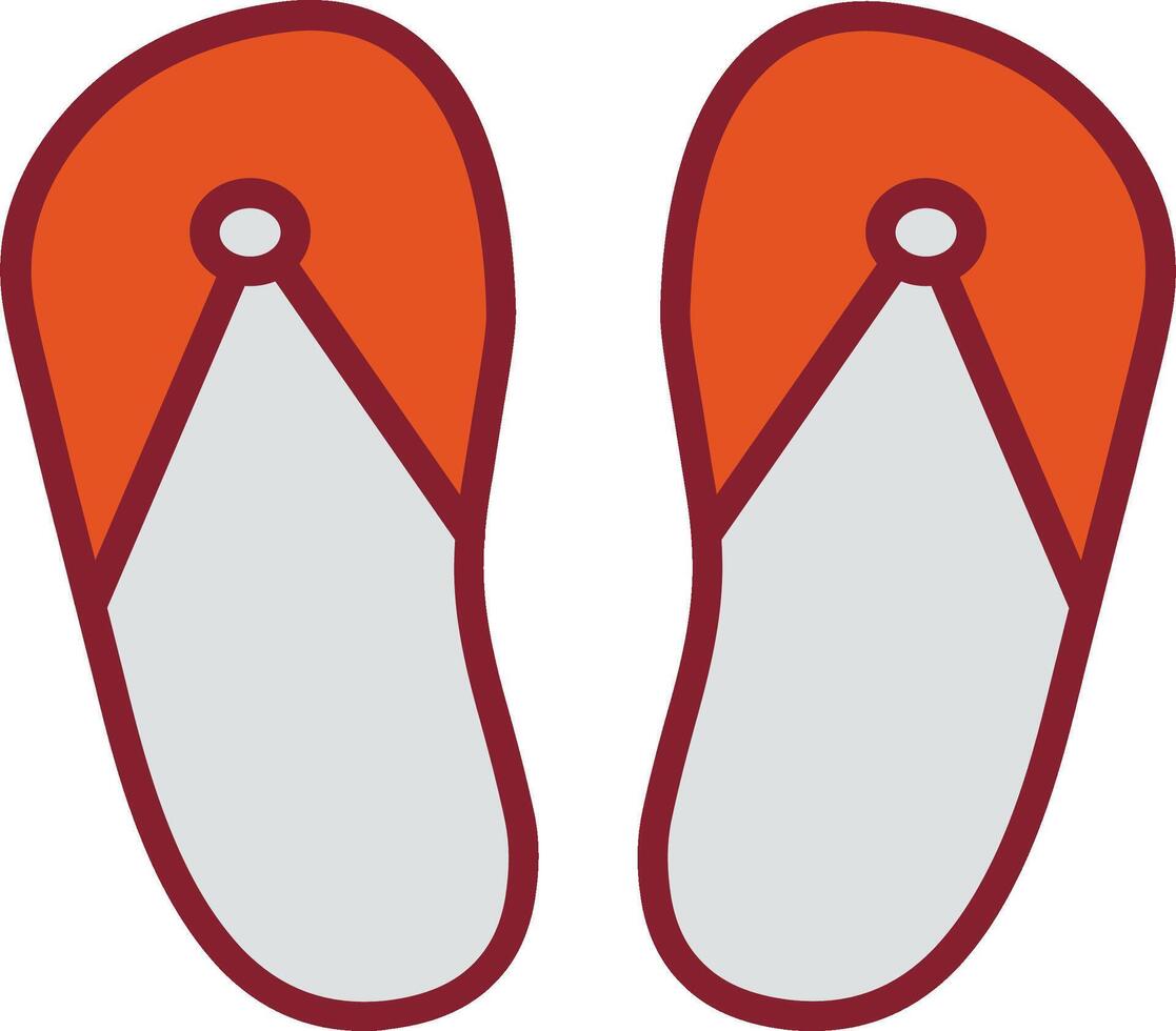 Slippers Vector Icon