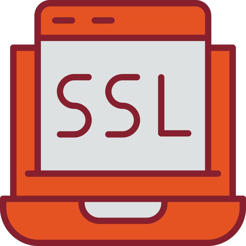 icono de vector de ssl