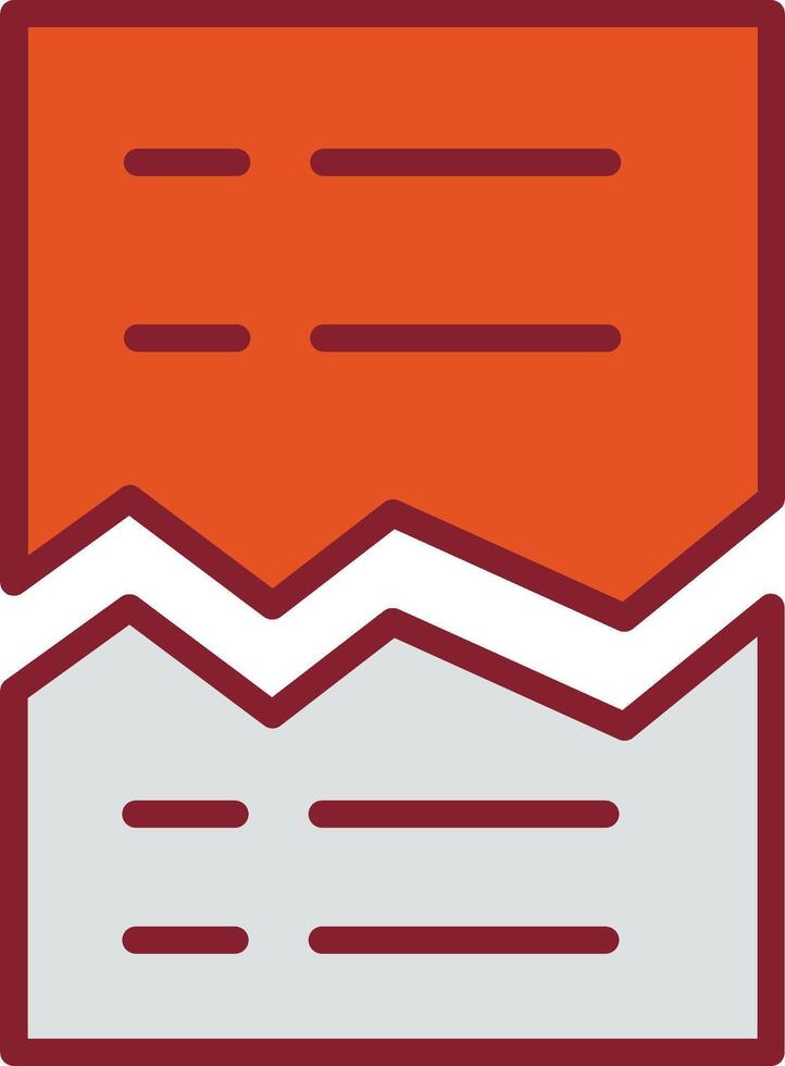 Corrupted List Vector Icon