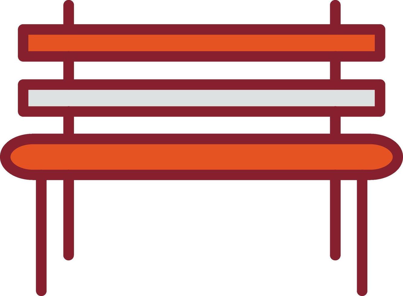 Garden Bench Vector Icon