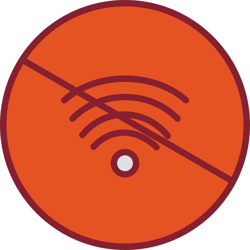 No Wifi Vector Icon