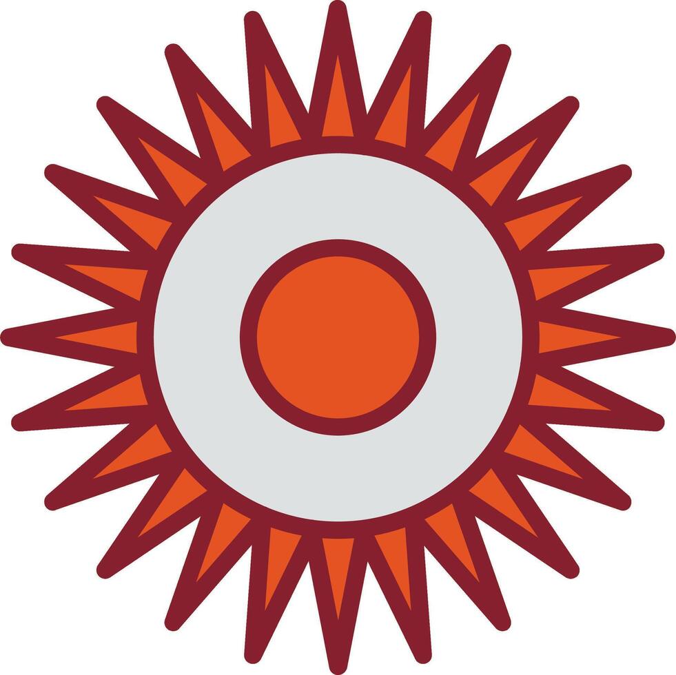 Optical Radiation Vector Icon