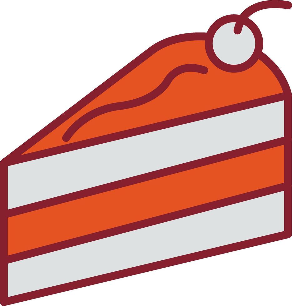 Cake Slice Vector Icon