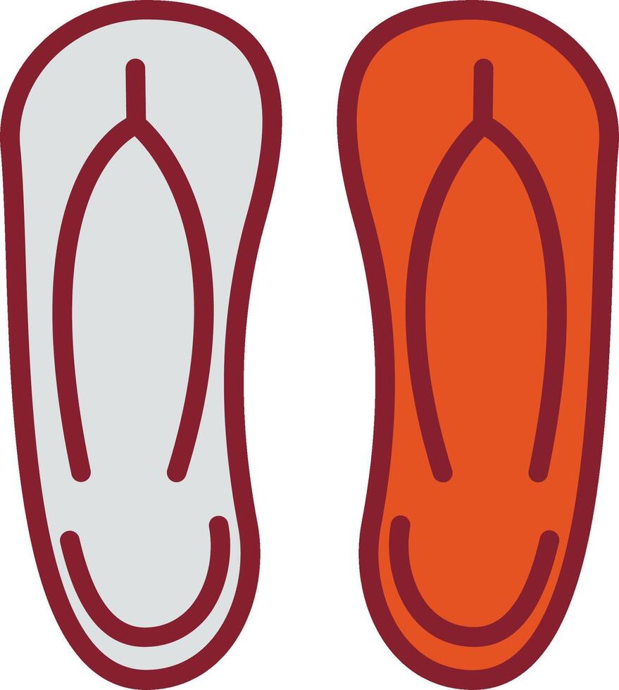 Slippers Vector Icon