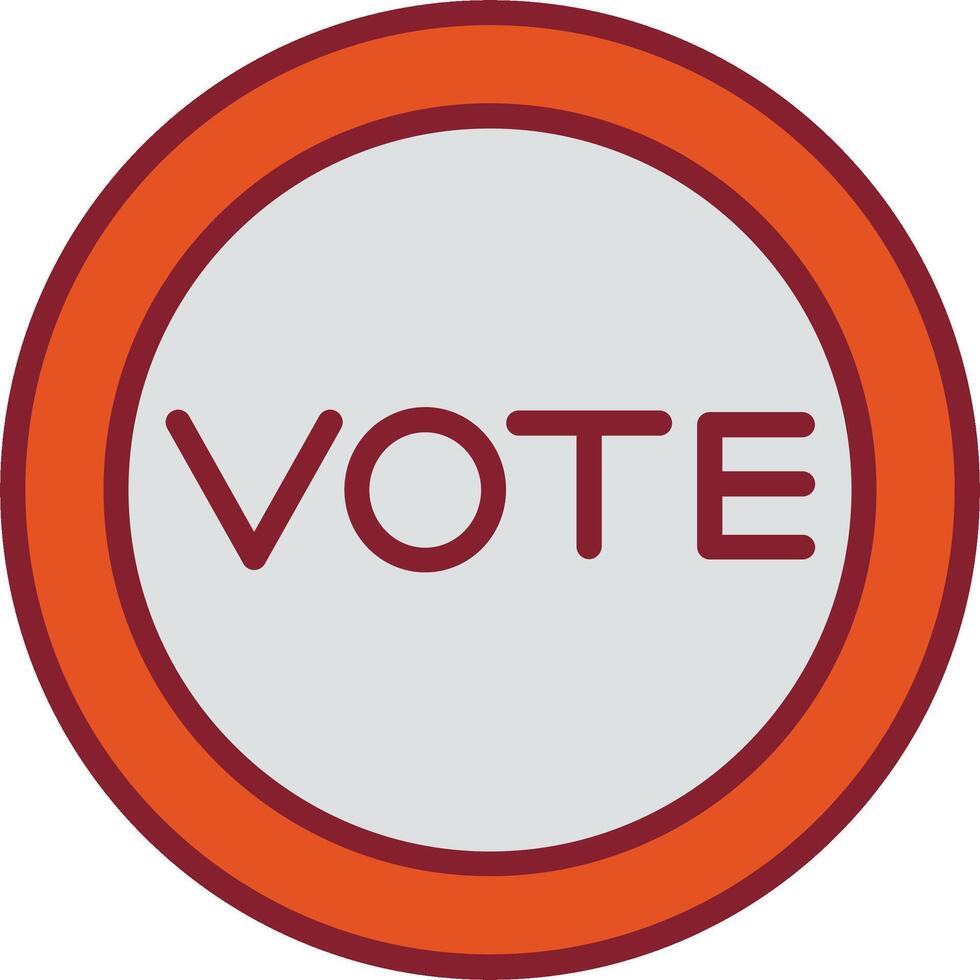 Vote Link Vector Icon