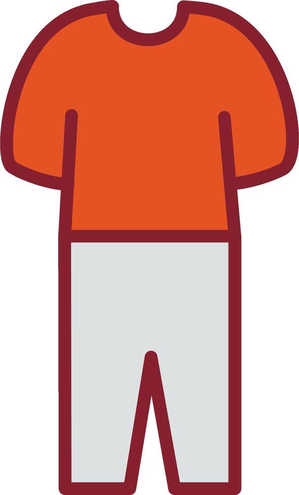 Pyjamas Suit Vector Icon