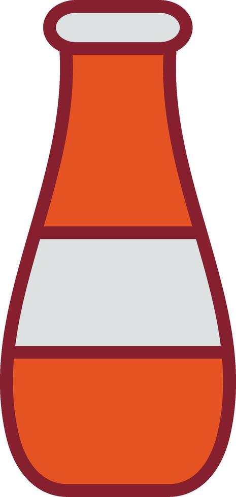 icono de vector de botella de leche