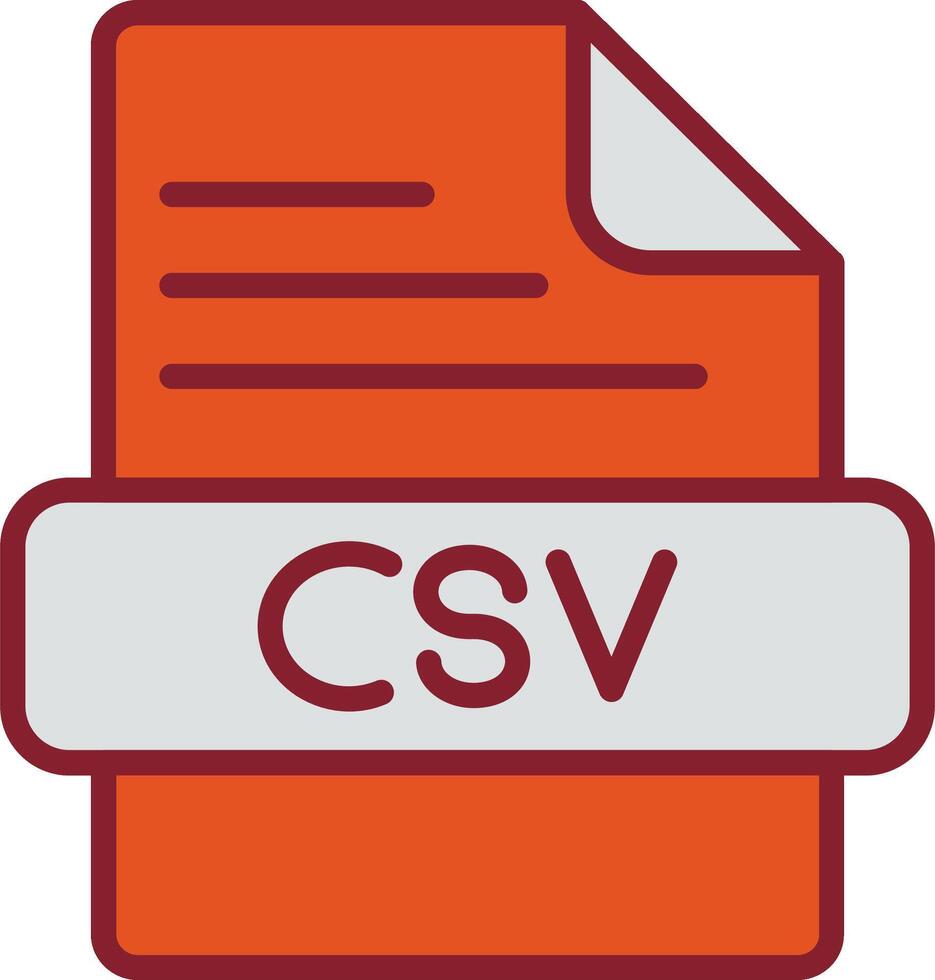 CSV Vector Icon