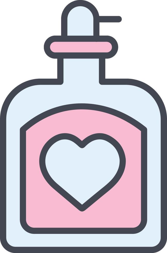 icono de vector de botella de perfume