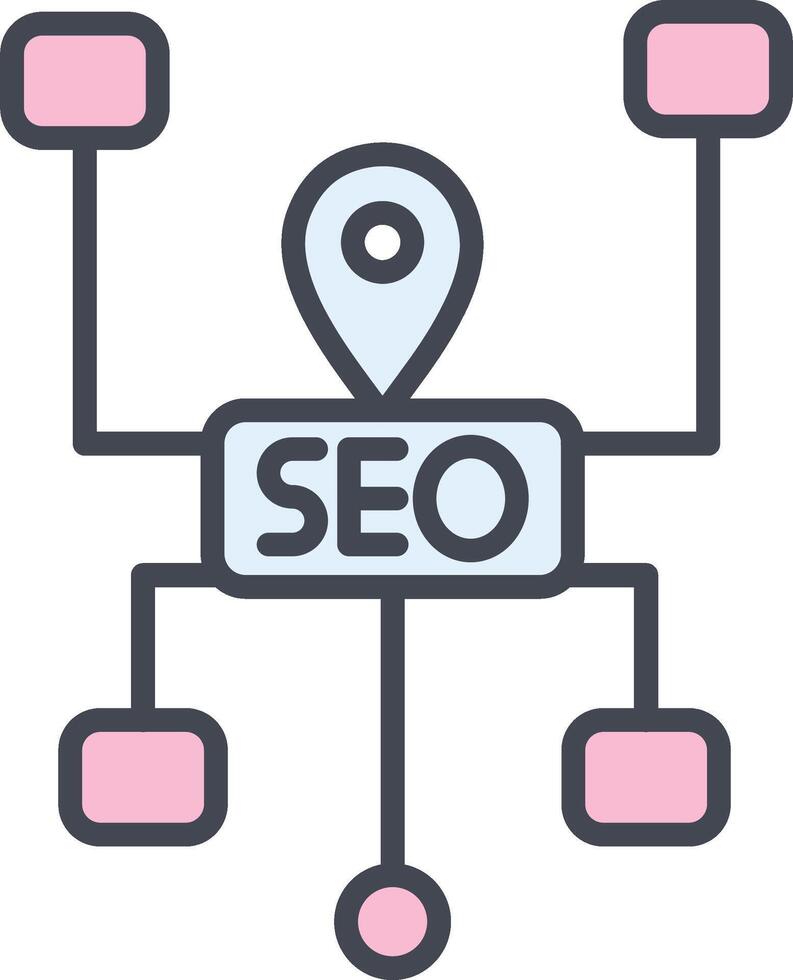 SEO Structure Vector Icon