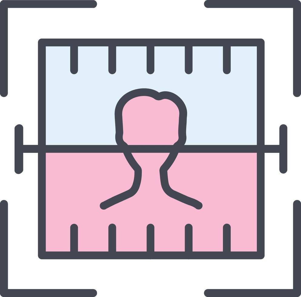 Face Scan Vector Icon