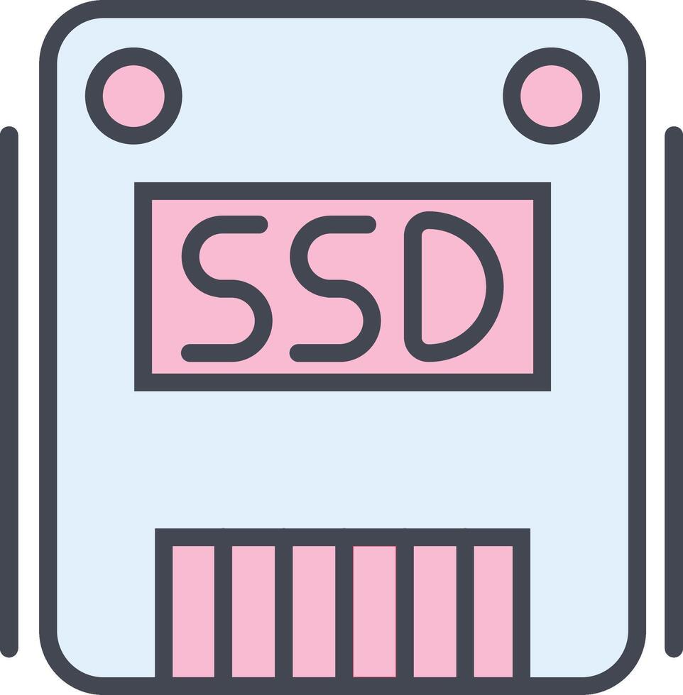 SSD Vector Icon