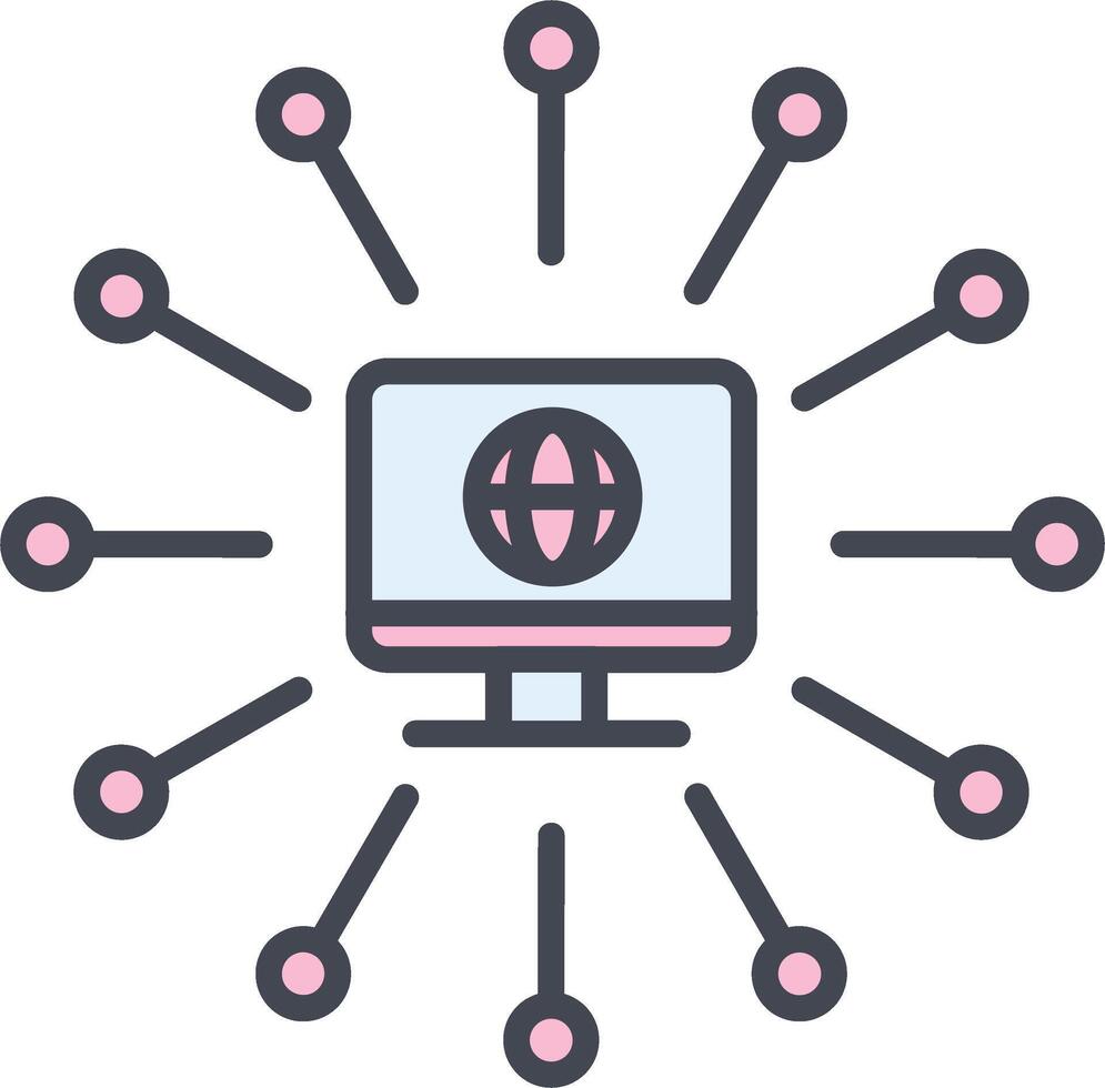 Networks Vector Icon