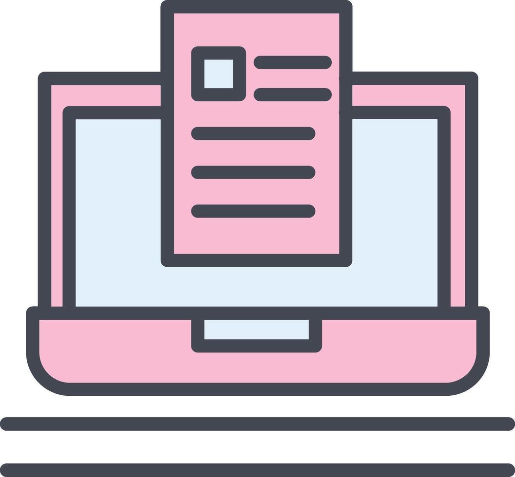 Blog Vector Icon
