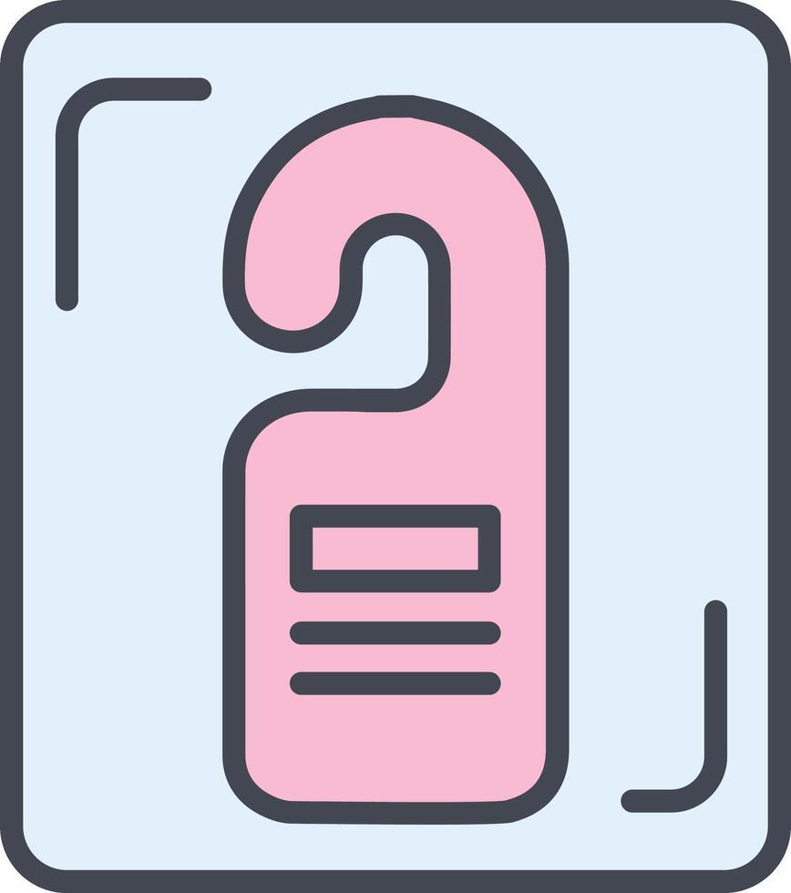 Door Hanger Vector Icon