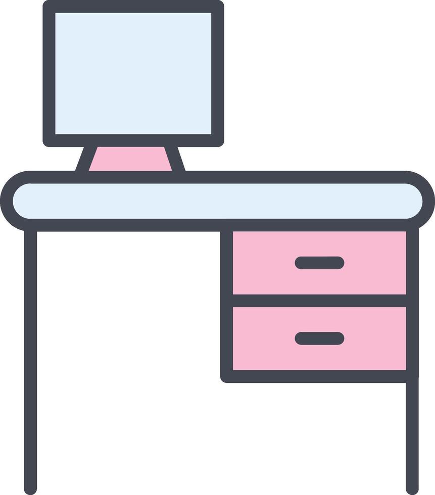 Desk Vector Icon