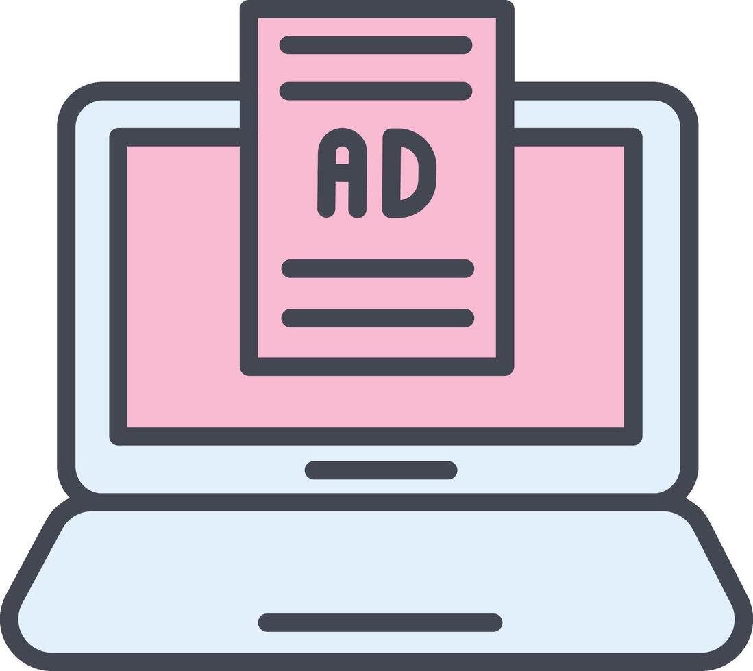 Internet Ads Vector Icon