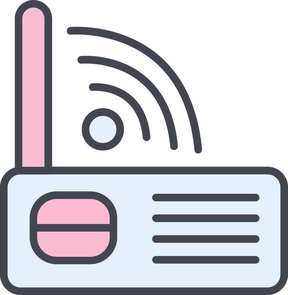 Modem Wifi Vector Icon