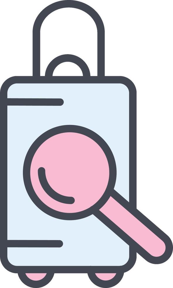 Find Luggage Vector Icon