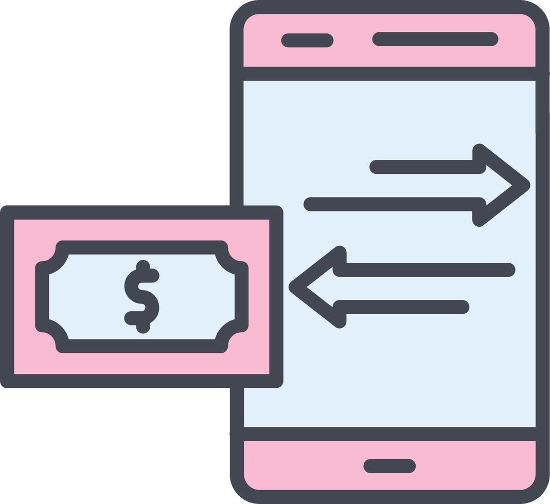 Money Transfer Vector Icon