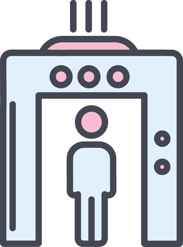 Airport Security Vector Icon