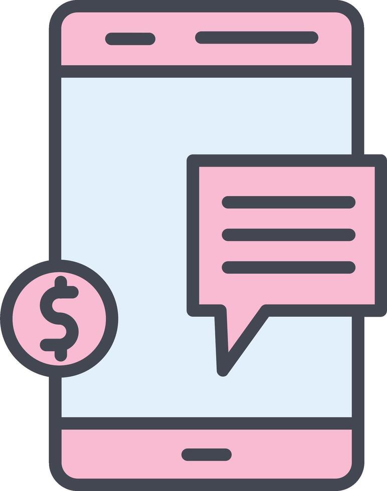 Money Talk Vector Icon