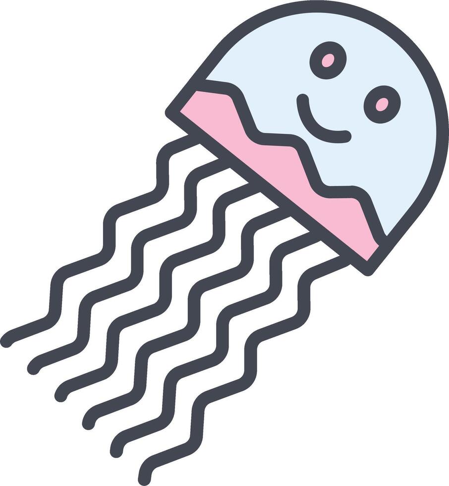 Jellyfish Vector Icon