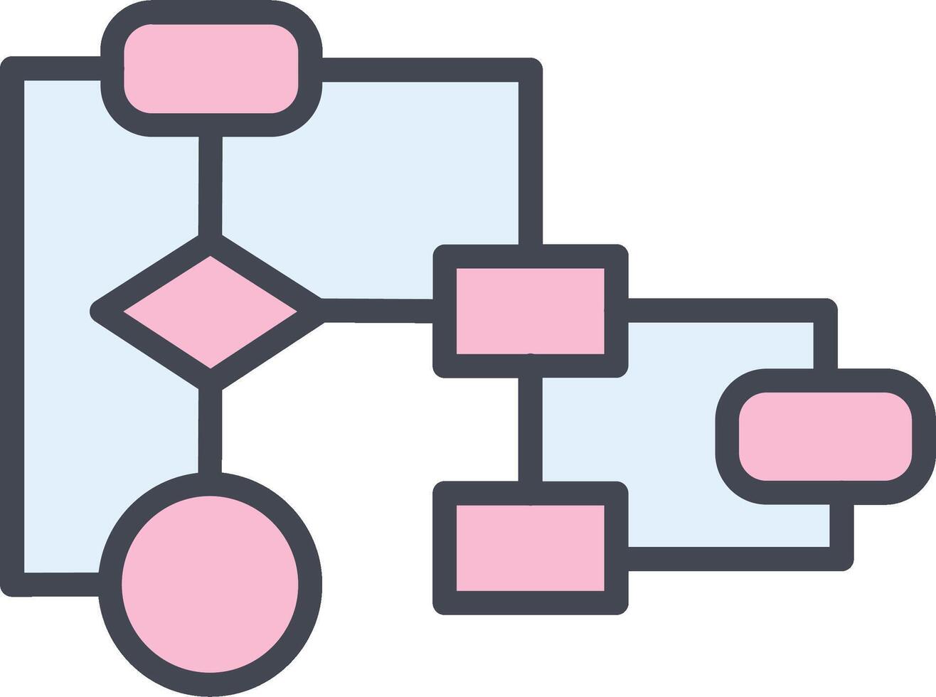 Flowchart Vector Icon 41826713 Vector Art at Vecteezy