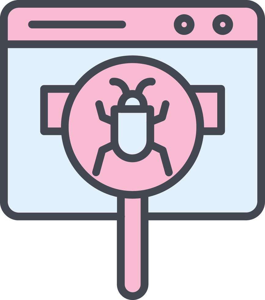 Web Bug Vector Icon