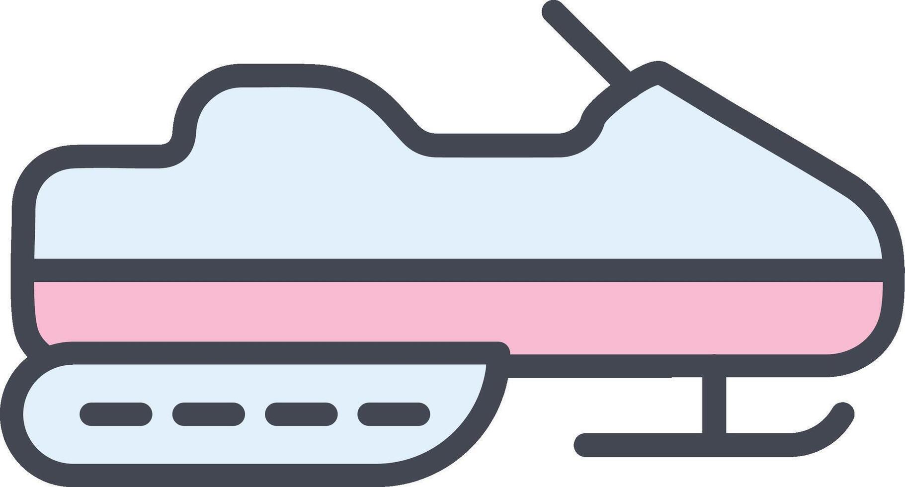 Snowmobile Vector Icon