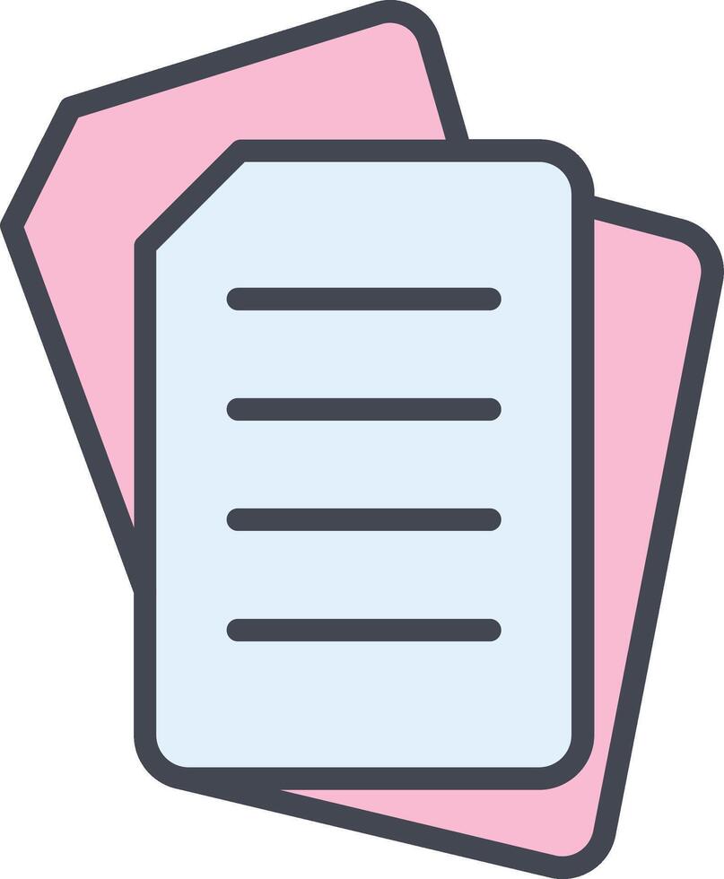 icono de vector de documento