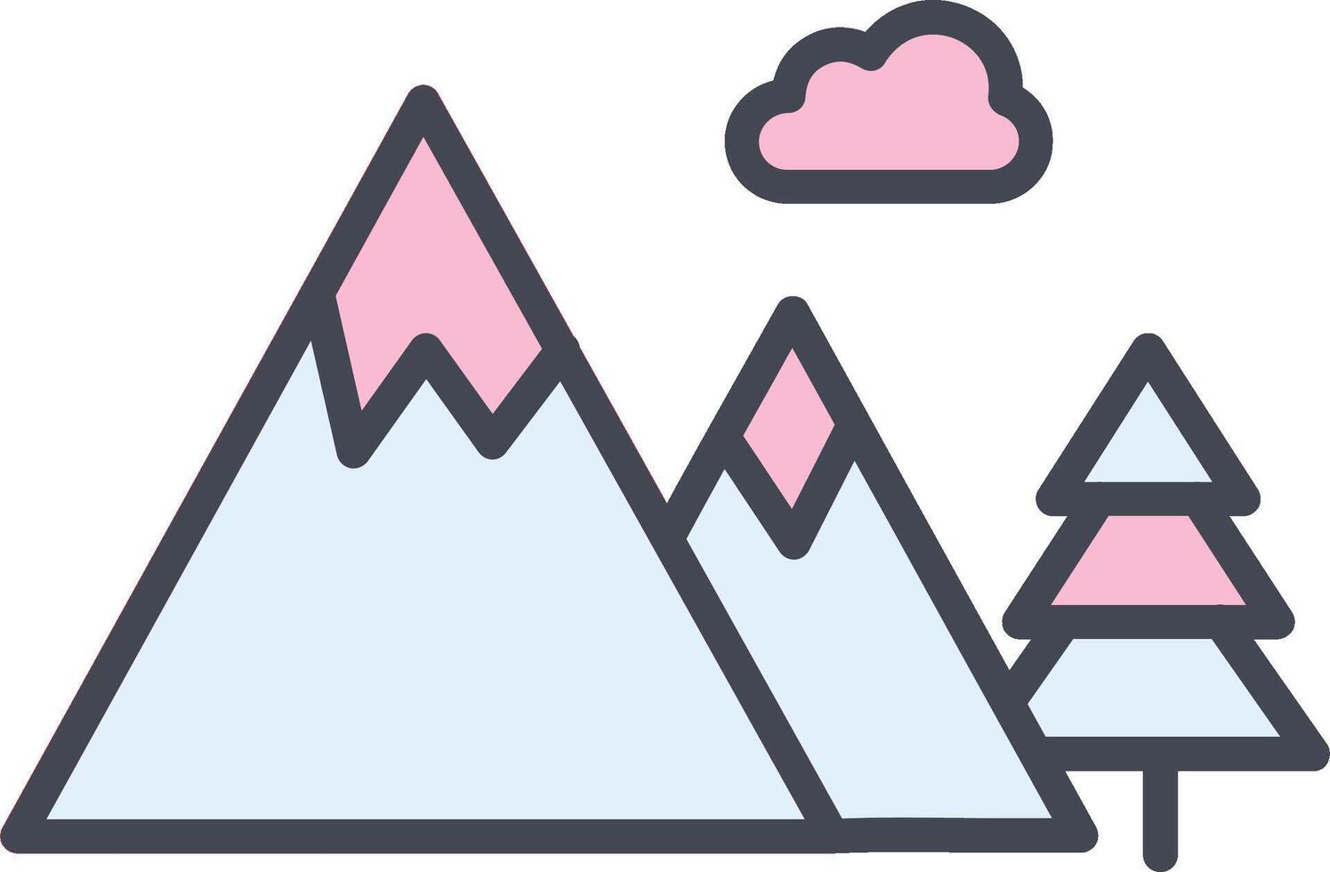 Mountain Vector Icon