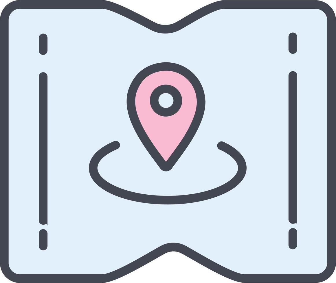 Map and Location Vector Icon