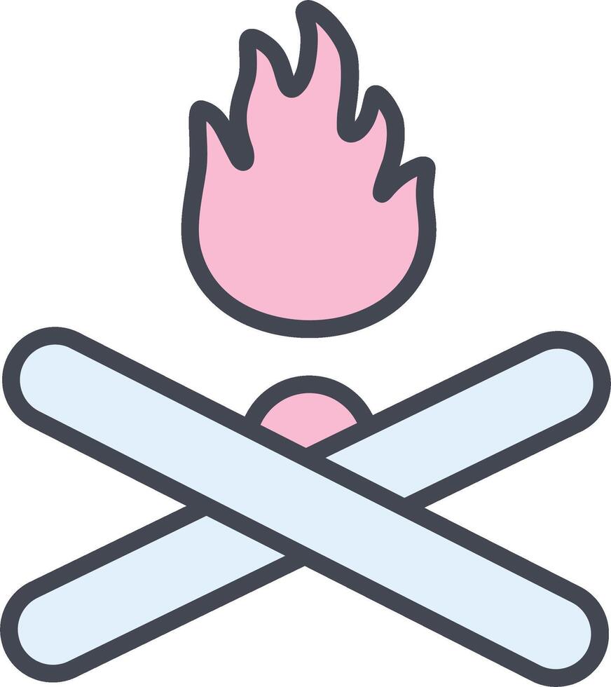 Bonfire Vector Icon